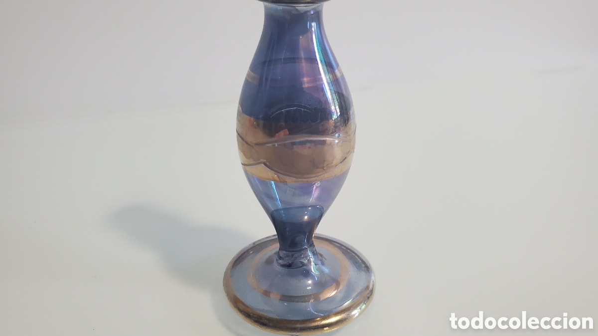 Coleccionismo: Perfumero cristal Egipcio - Foto 3