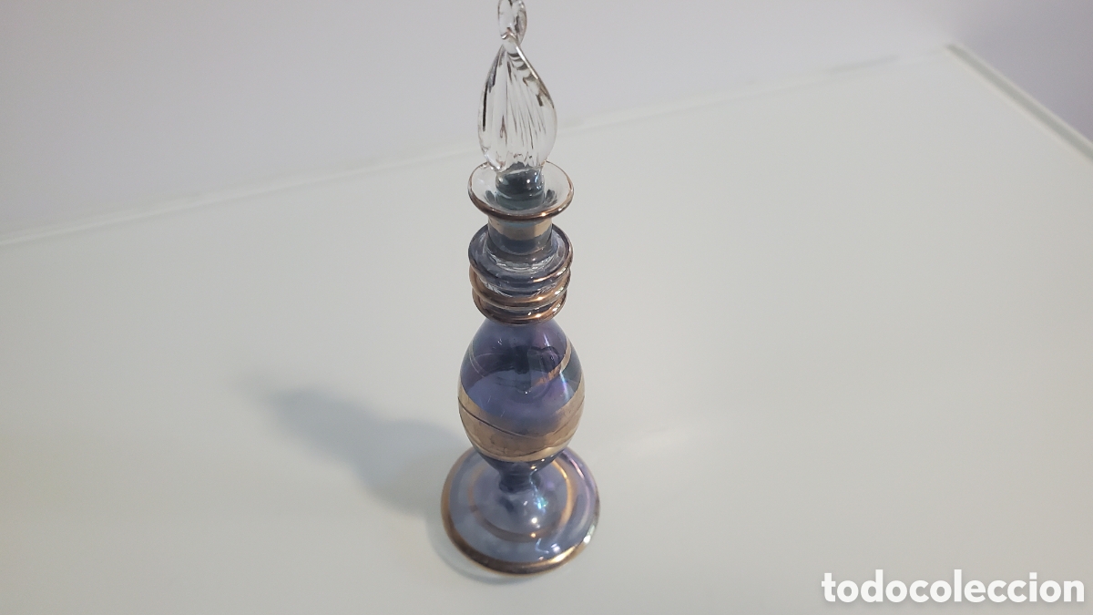 Coleccionismo: Perfumero cristal Egipcio - Foto 4