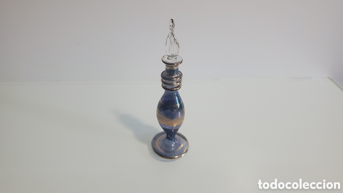Coleccionismo: Perfumero cristal Egipcio - Foto 1
