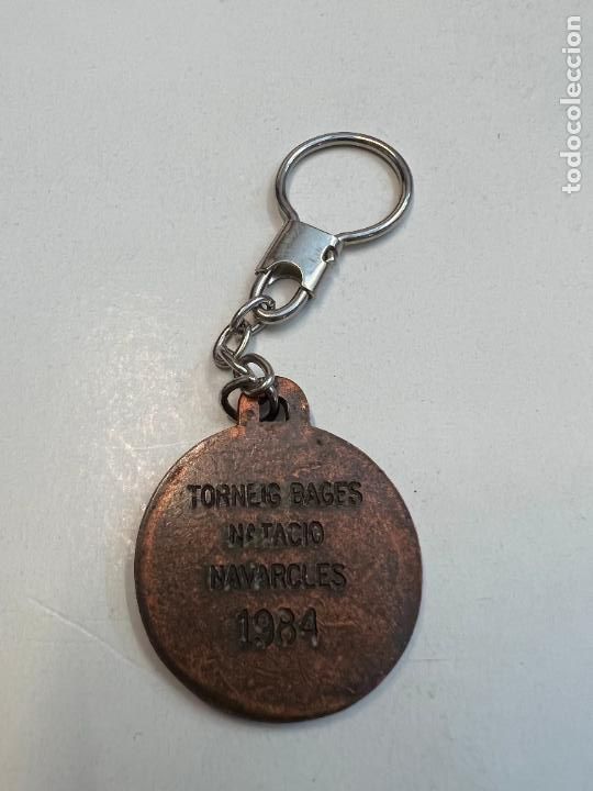 Collecting: LLAVERO TORNEIC BAGES NATACI&Oacute; NAVARCLES 1984. DIAMETRO 4 CM