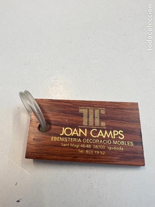 Coleccionismo: LLAVERO JOAN CAMPS. MEDIDAS 6*3 CM