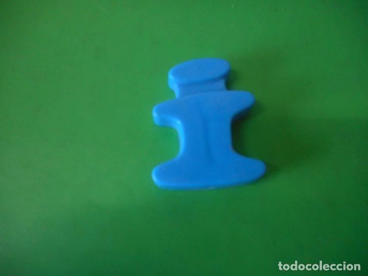 Coleccionismo: IMAN CON FORMA DE LA LETRA I. COLOR AZUL. MEDIDAS 4*3 CM