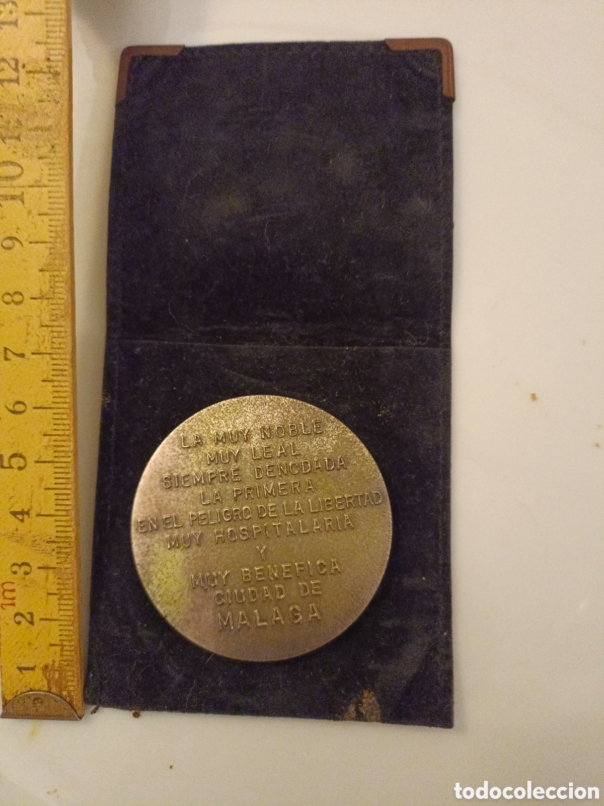Coleccionismo: Medalla de la ciudad de Malaga - Foto 3