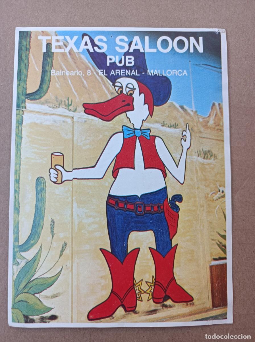 Coleccionismo: PROGRAMA TEXAS SALOON PUB EL ARENAL MALLORCA