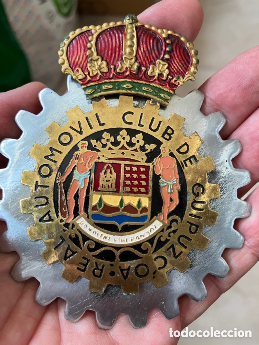 Coleccionismo: Insignia automovil club de Guip&uacute;zcoa