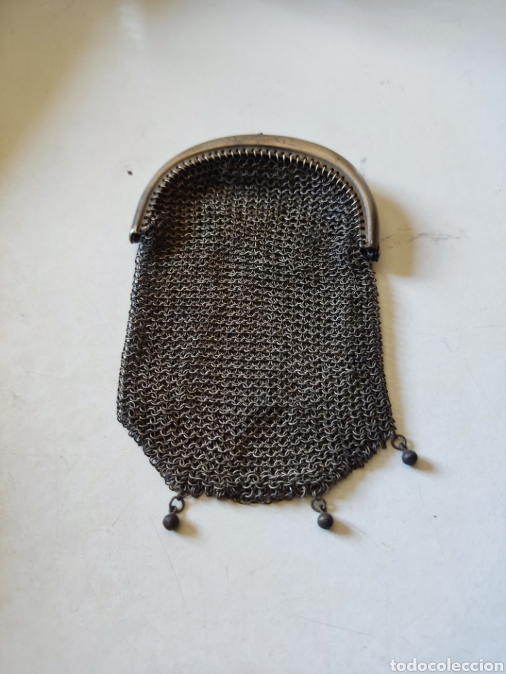 Coleccionismo: Monedero antiguo y raro de metal