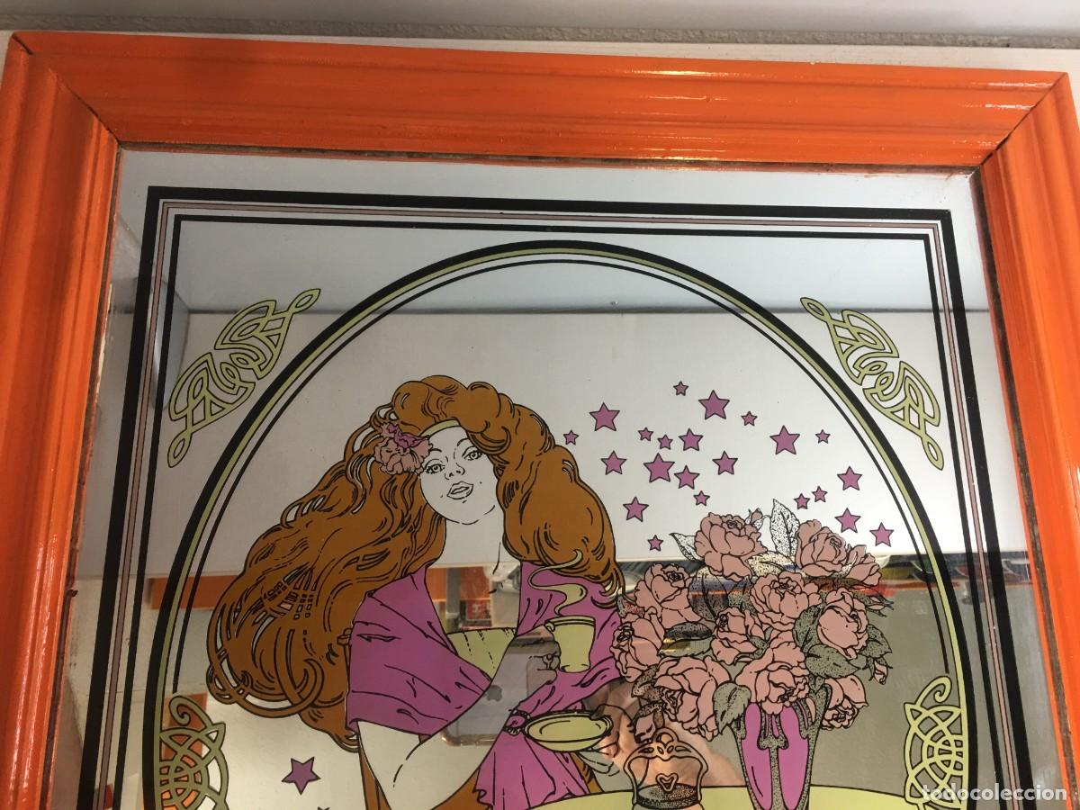 Coleccionismo: CUADRO CRISTAL ESPEJO DE NESCAFE - Foto 2