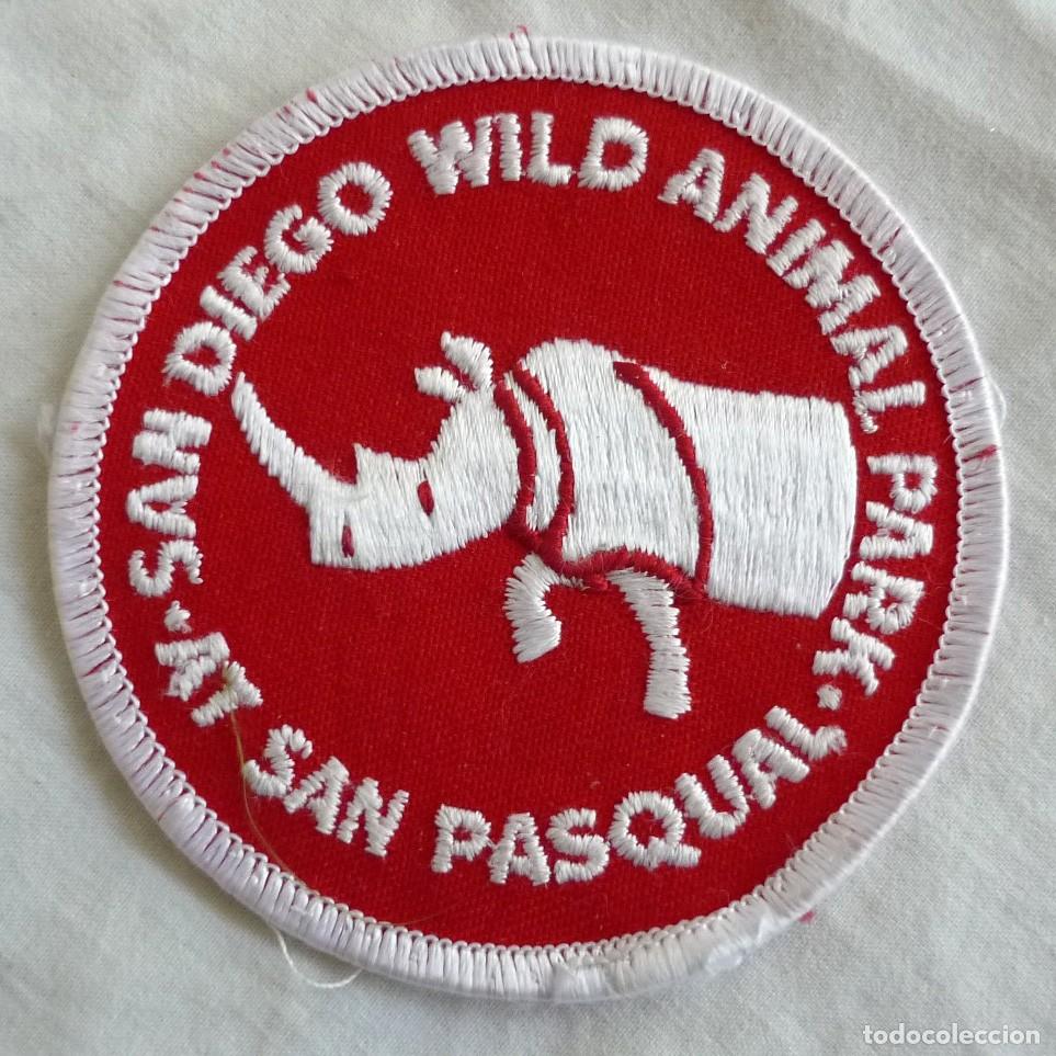 Coleccionismo: Parche de tela San Diego Wild Animal Park AT San Pasqual