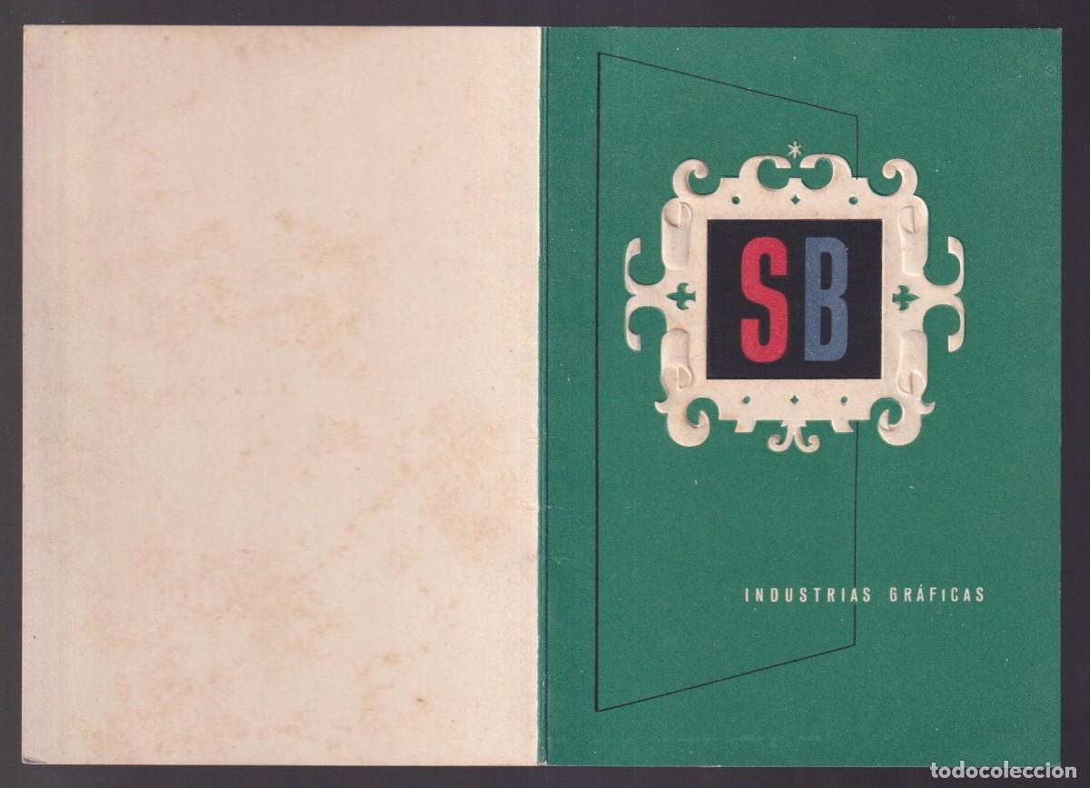Coleccionismo: Barcelona. *Industrias Gr&aacute;ficas Seix y Barral Hnos.* D&iacute;ptico 83x120 mms.
