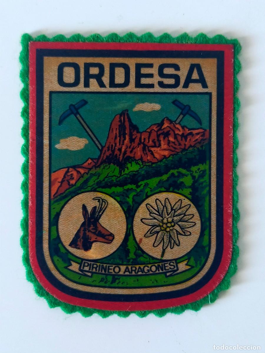 Coleccionismo: ANTIGUO PARCHE / EMBLEMA: PIRINEO ARAGONES: ORDESA - A&Ntilde;OS 60/70
