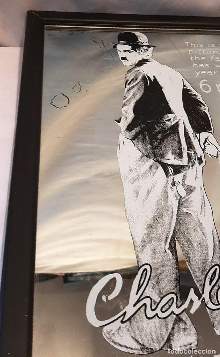 Coleccionismo: Cuadro espejo Chaplin &rdquo;The kid&rdquo; - Foto 2