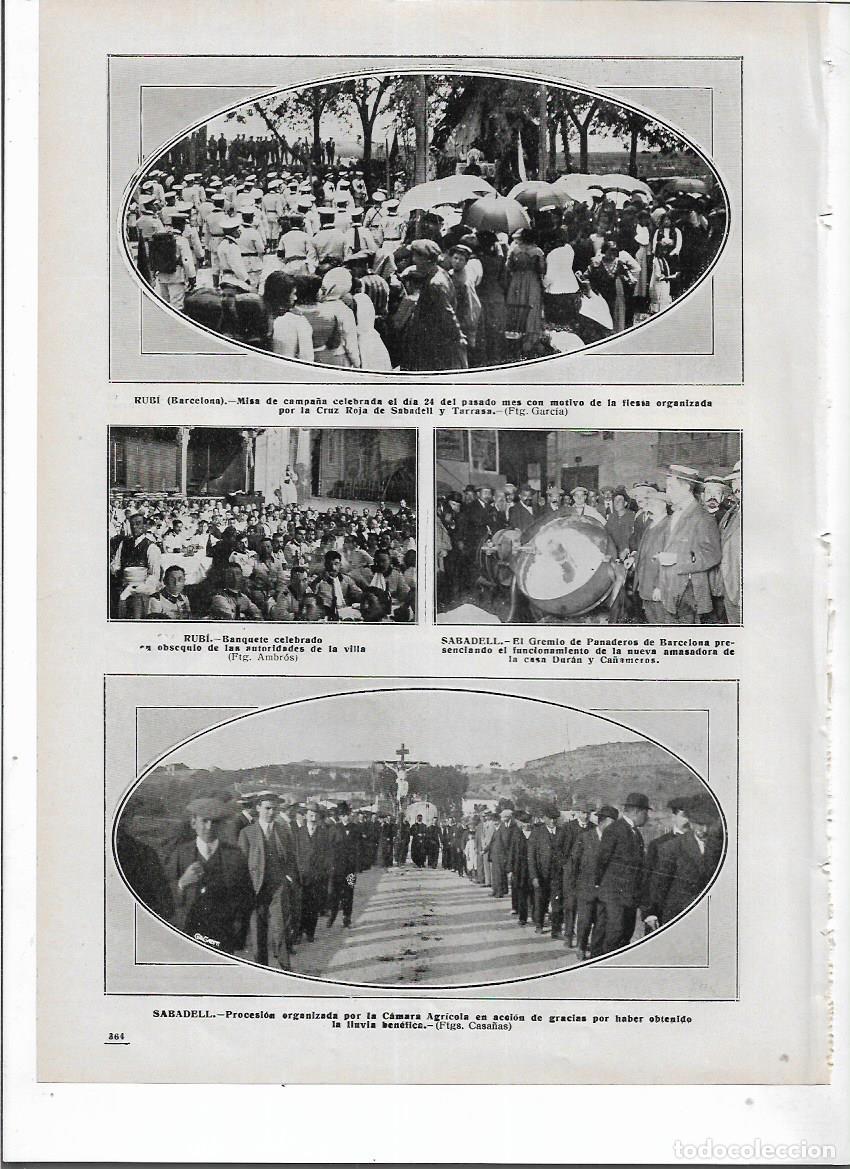 Collezionismo: A&Ntilde;O 1914 RECORTE PRENSA SABADELL PROCESION CAMARA AGRICOLA ACCION DE GRACIAS POR LA LLUVIA