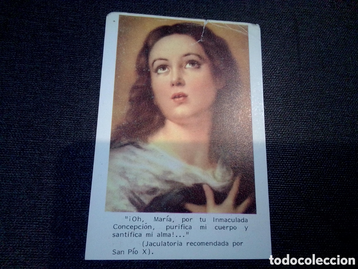 Coleccionismo: ESTAMPA 000 MAR&Iacute;A INMACULADA 10,2X7CM MADRID 1957 CONCEPCI&Oacute;N P&Iacute;O X VIRGEN OFFO