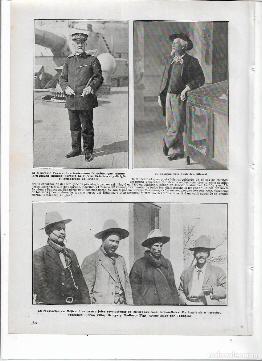 Collezionismo: A&Ntilde;O 1914 RECORTE PRENSA MEXICO REVOLUCIONARIOS GENERALES FIERRO PANCHO VILLA ORTEGA Y MEDINA