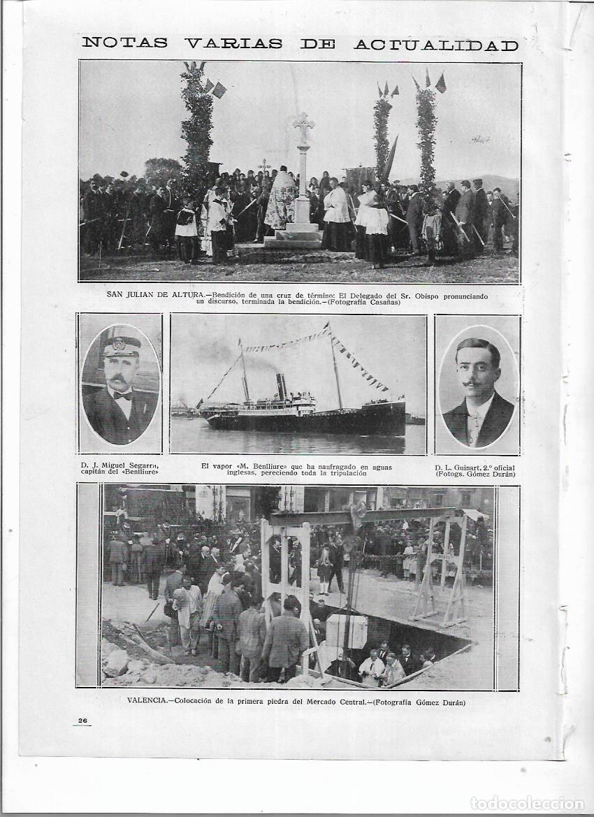 Coleccionismo: A&Ntilde;O 1916 RECORTE PRENSA SAN JULIAN DE ALTURA SABADELL ST JULIA D'ALTURA BENDICION CRUZ DE TERMINO