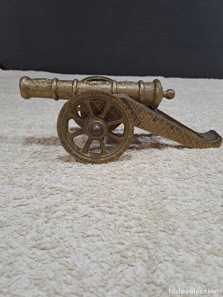 Coleccionismo: CA&Ntilde;ON DE BRONCE 22 cm - Foto 2