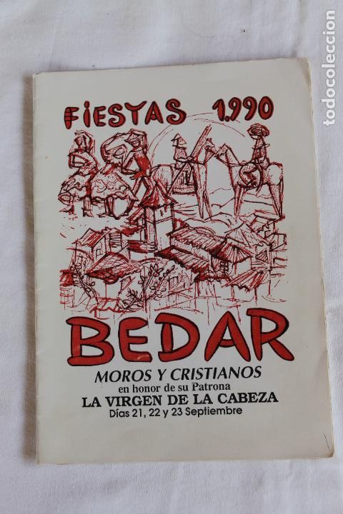 Coleccionismo: PROGRAMA DE FIESTAS BEDAR ALMERIA 1990 - Foto 1