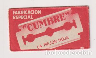 Coleccionismo: Hoja de Afeitar Cumbre - Foto 1