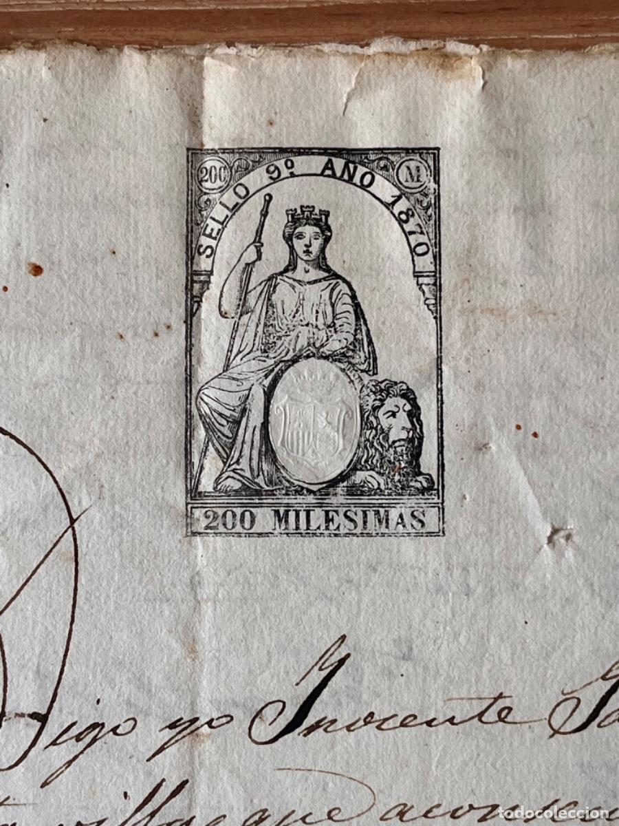 Coleccionismo: B2. (19) CARTA CON SELLO 1870 - Foto 3