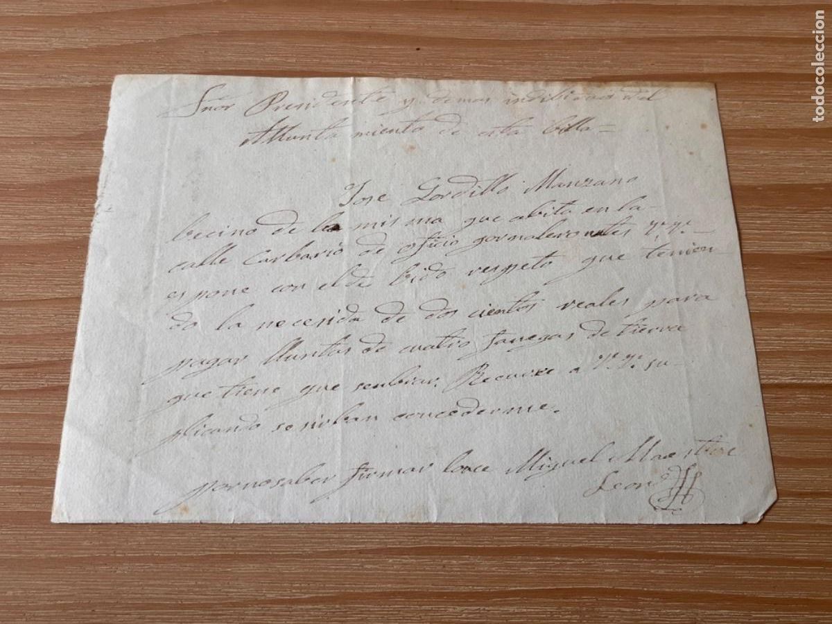 Coleccionismo: B2. ANTIGUO MANUSCRITO (19) - Foto 1