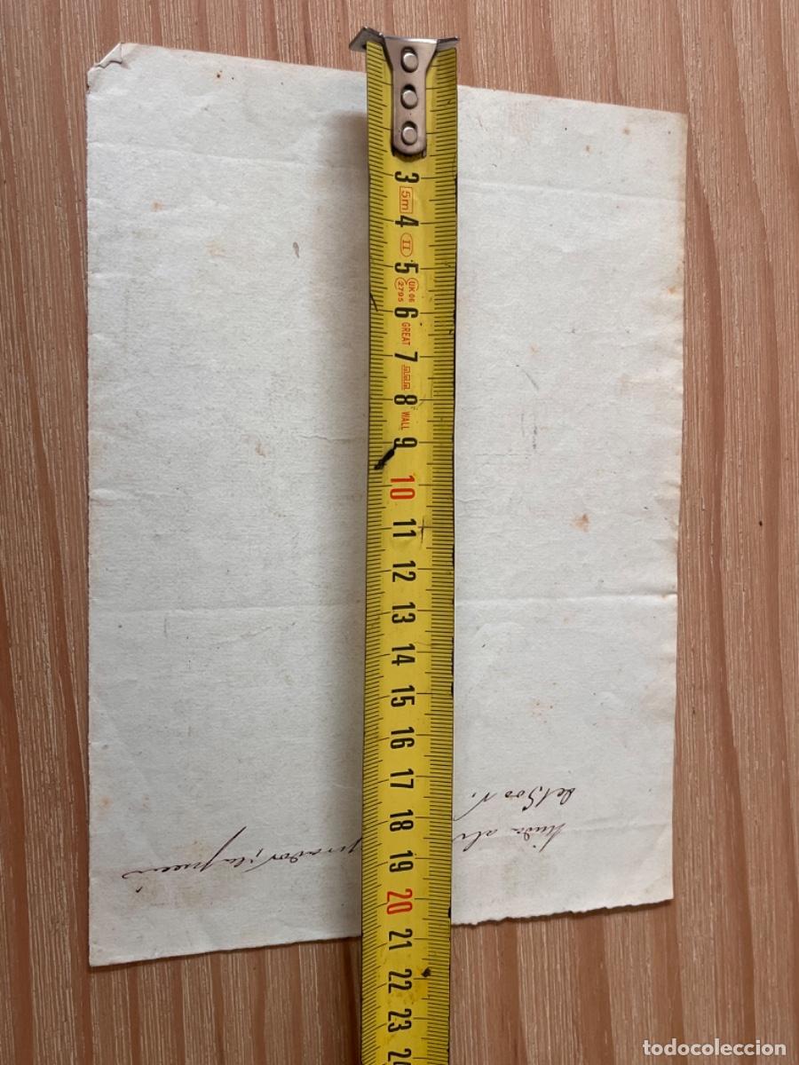 Coleccionismo: B2. ANTIGUO MANUSCRITO (19) - Foto 4