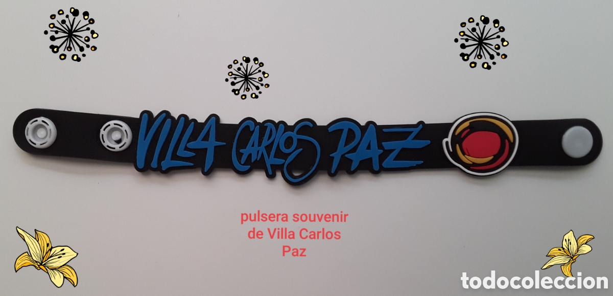 Coleccionismo: Pulsera souvenir de Villa Carlos Paz: