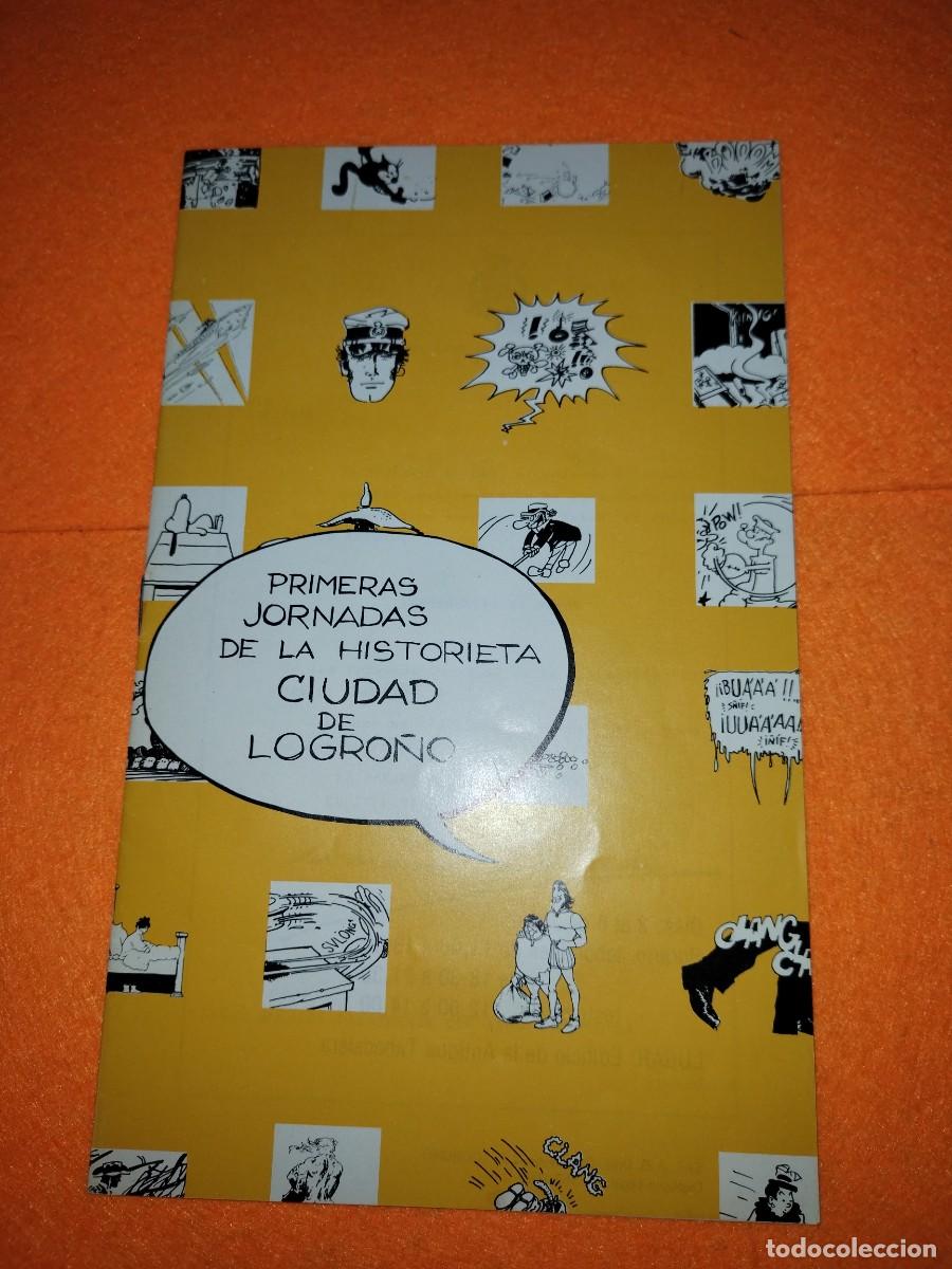 Coleccionismo: PRIMERAS JORNADAS DE LA HISTORIETA CIUDAD DE LOGRO&Ntilde;O. PROGRAMA. 1982 - Foto 1