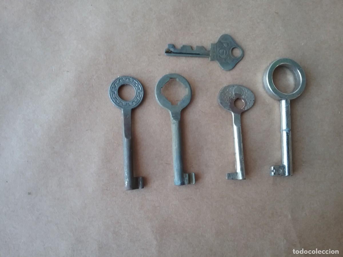 lote de 5 llaves antiguas -l18- - Compra venta en todocoleccion