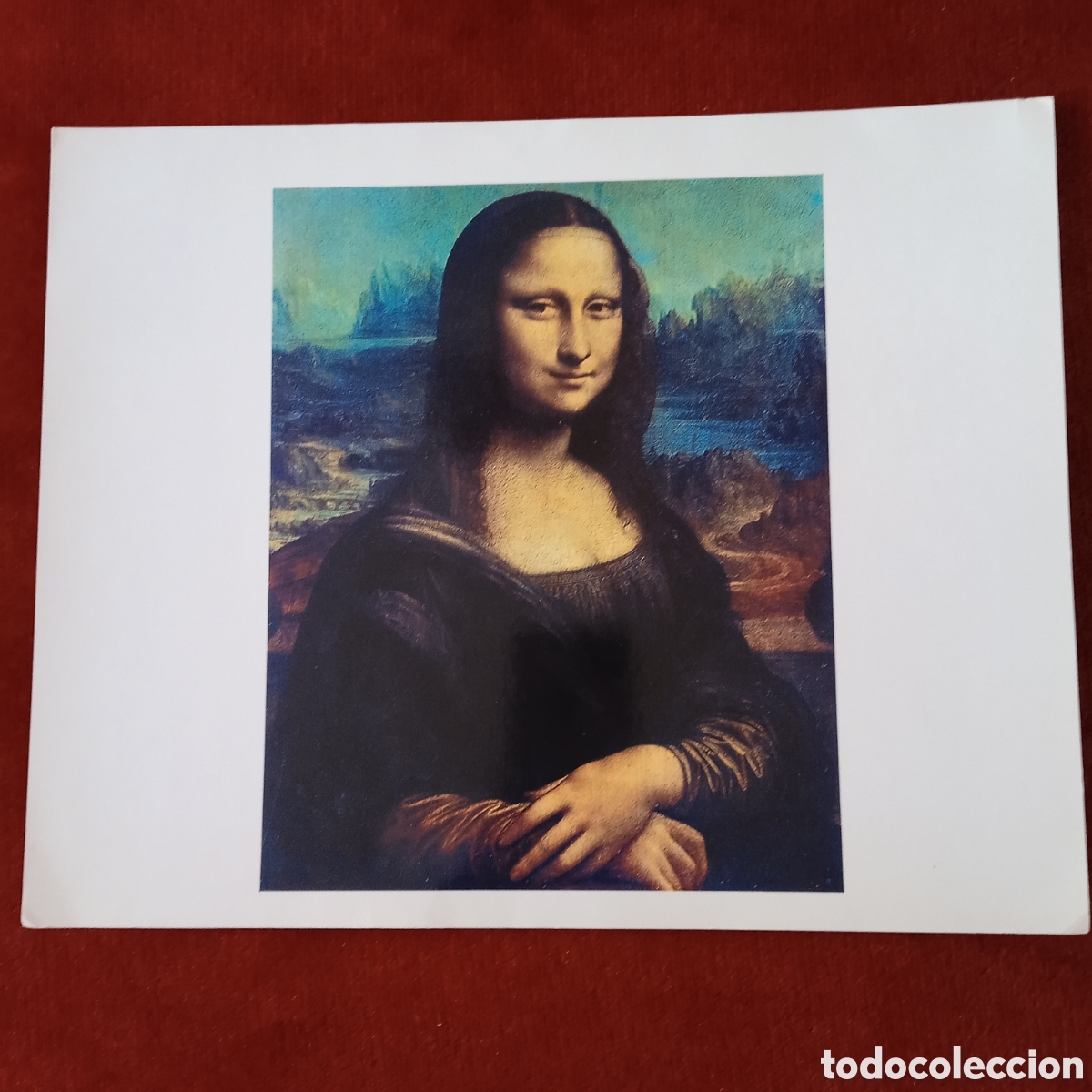 Coleccionismo: Leonardo da Vinci,Lamina la Gioconda - Foto 3