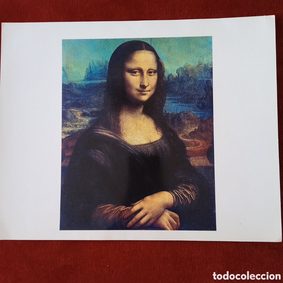 Coleccionismo: Leonardo da Vinci,Lamina la Gioconda - Foto 4
