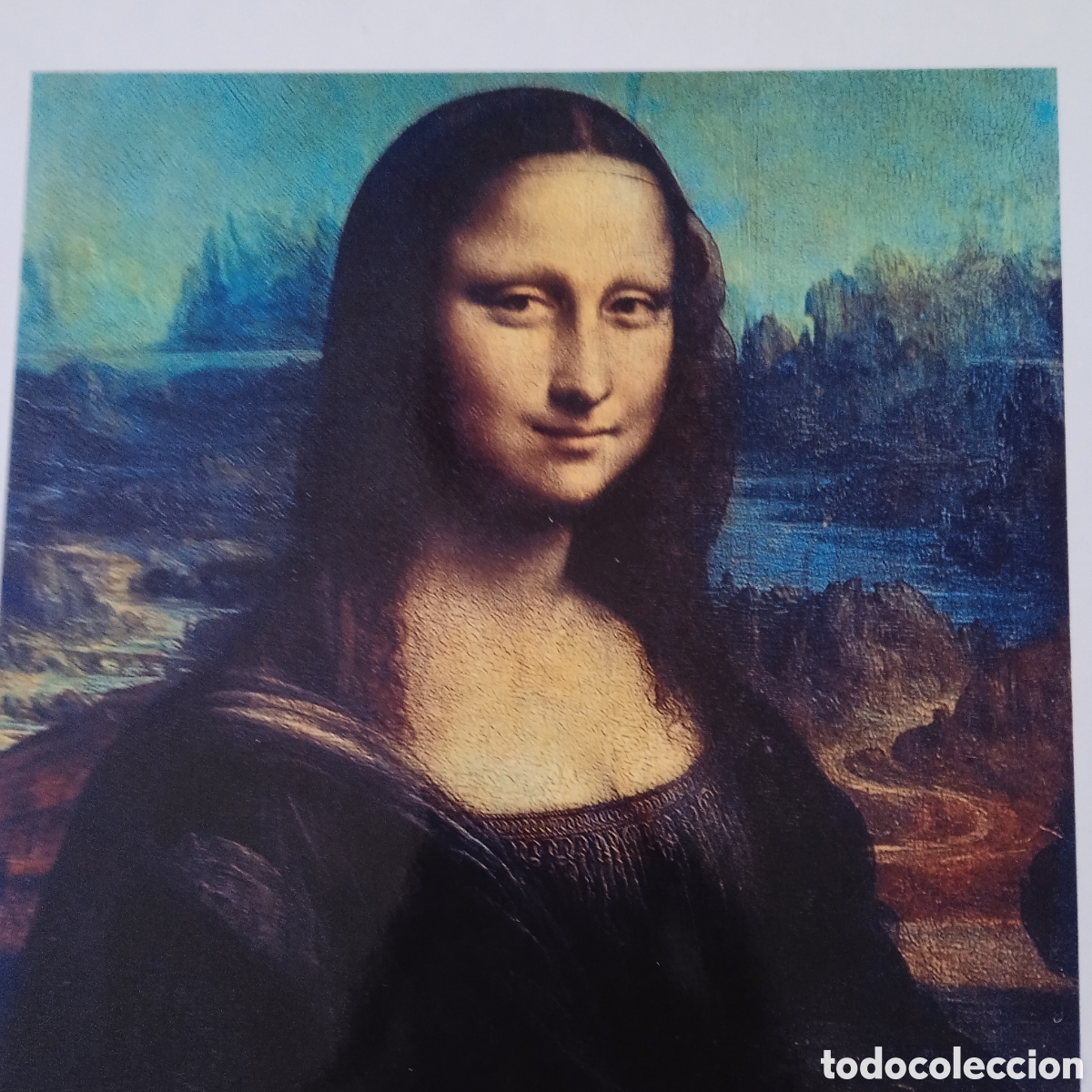 Coleccionismo: Leonardo da Vinci,Lamina la Gioconda - Foto 5