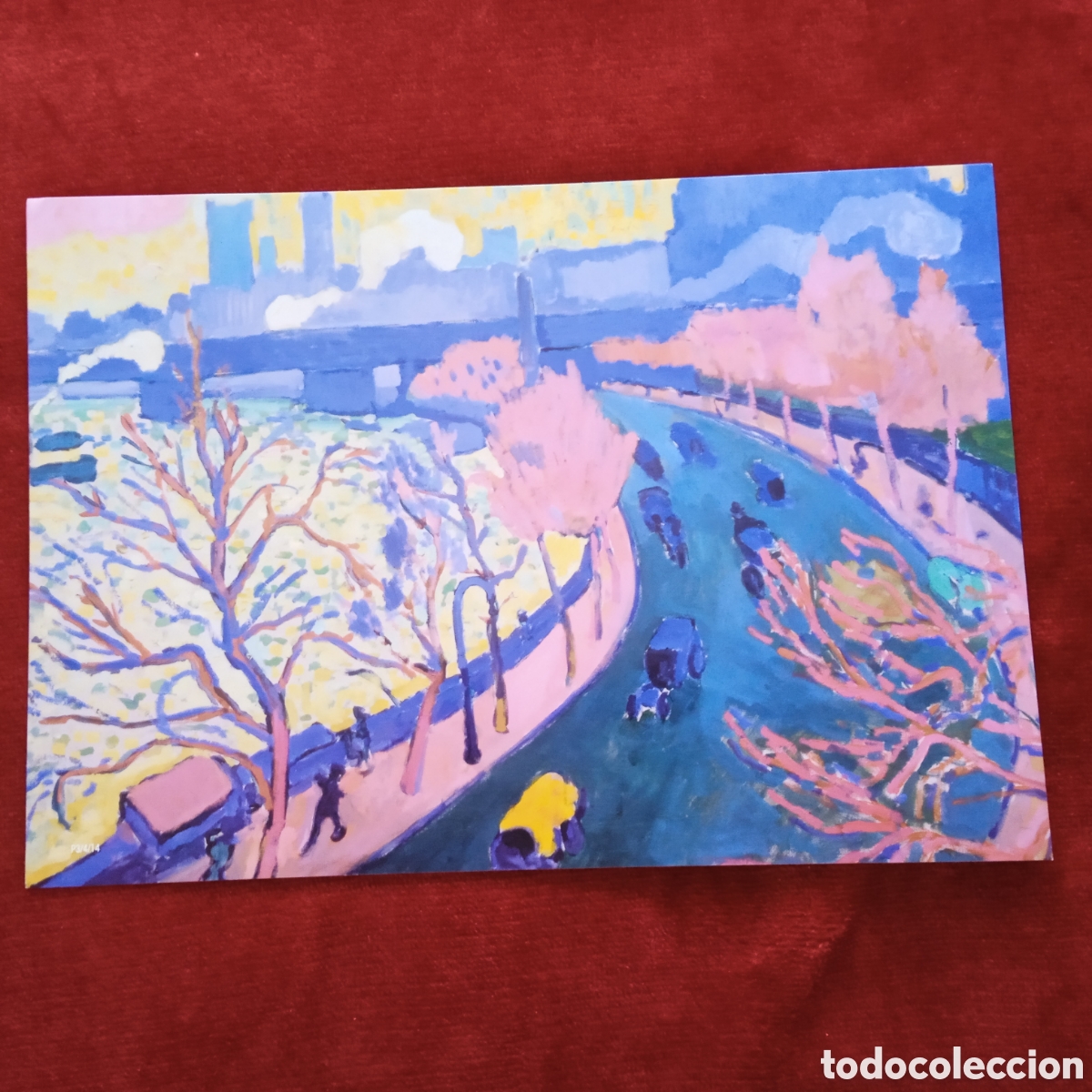 Coleccionismo: Andr&eacute; derain,Lamina El puente de westminster - Foto 2
