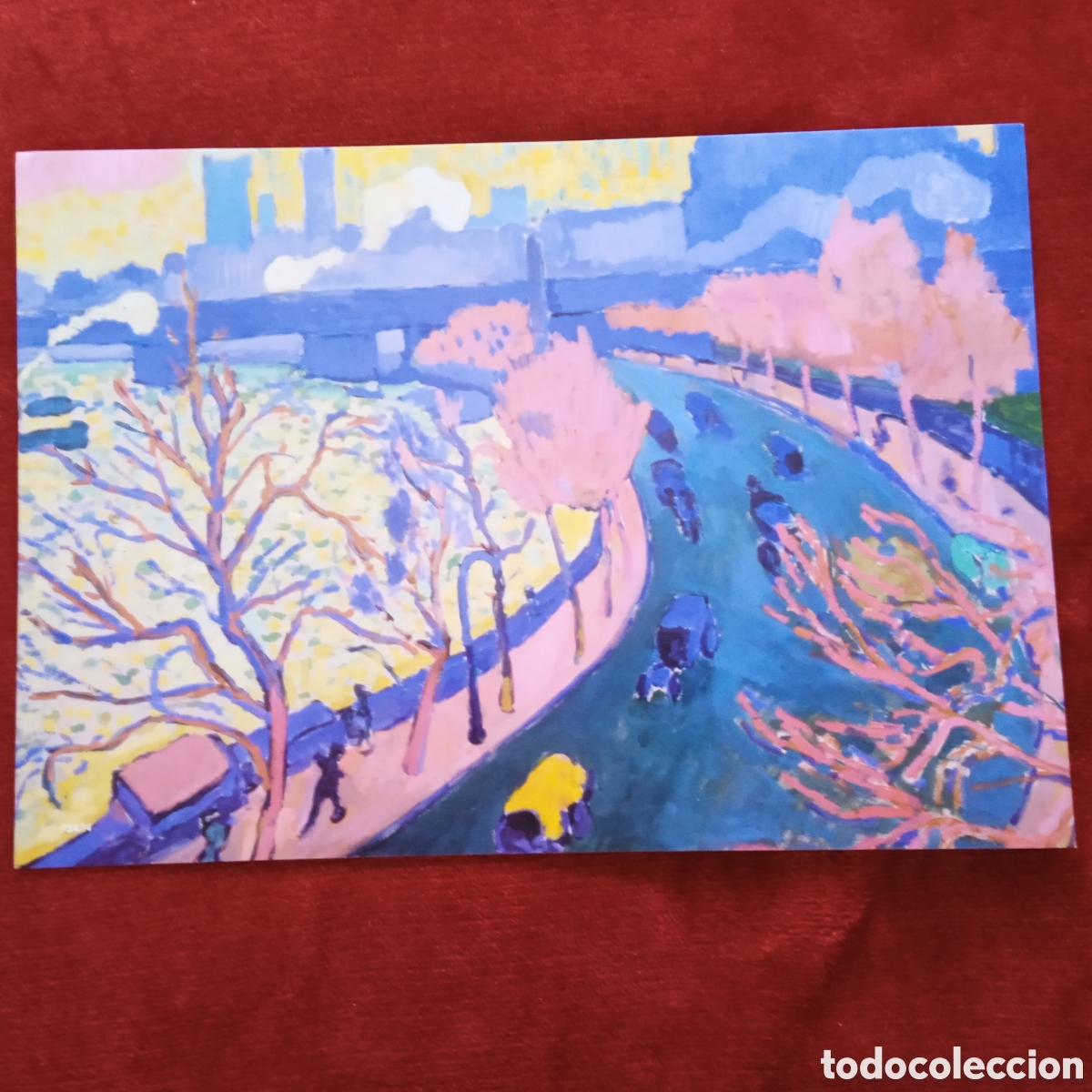 Coleccionismo: Andr&eacute; derain,Lamina El puente de westminster - Foto 3