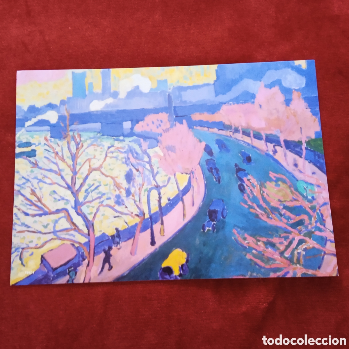 Coleccionismo: Andr&eacute; derain,Lamina El puente de westminster - Foto 1