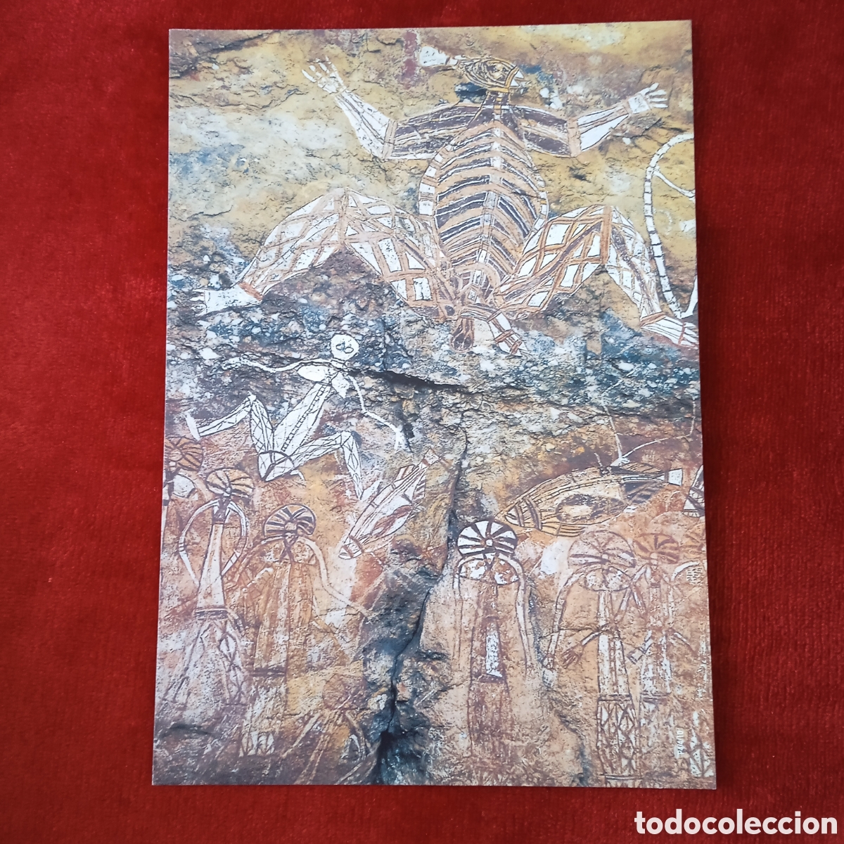 Coleccionismo: Pintura aborigen australiana .Lamina - Foto 2