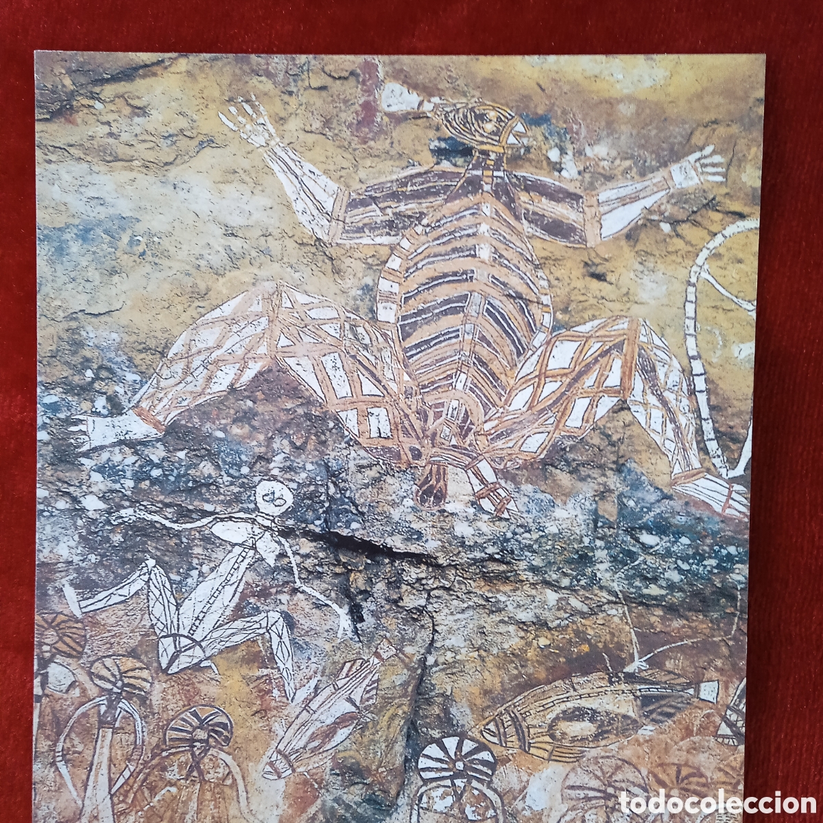 Coleccionismo: Pintura aborigen australiana .Lamina - Foto 3
