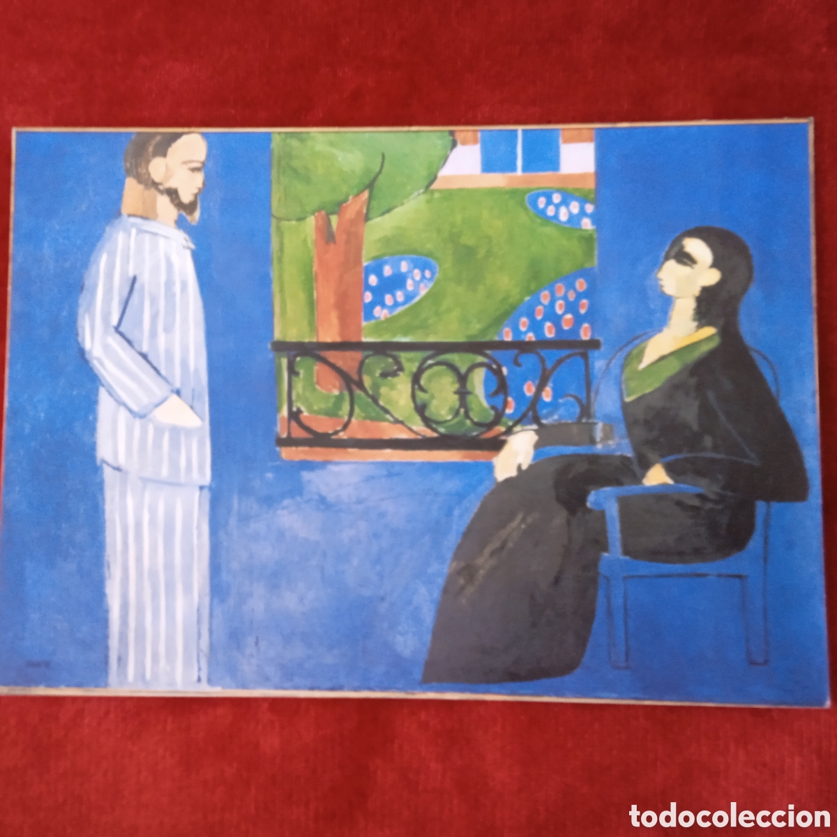 Coleccionismo: Henri Matisse .Lamina La Conversaci&oacute;n. - Foto 2