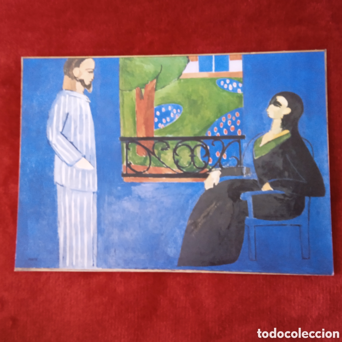 Coleccionismo: Henri Matisse .Lamina La Conversaci&oacute;n. - Foto 1
