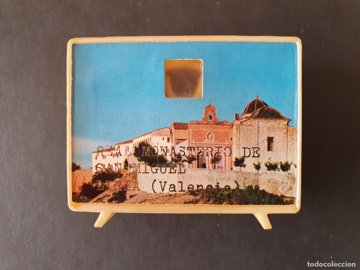 Coleccionismo: VISOR TELEVISION DIAPOSITIVAS SOUVENIR - MONASTERIO DE SAN MIGUEL VALENCIA - A&Ntilde;OS 60/70