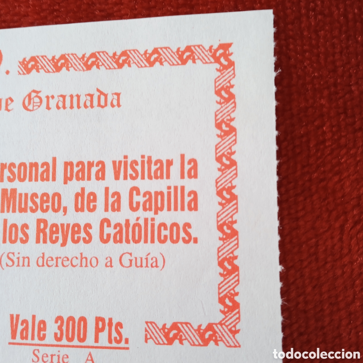 Coleccionismo: Entrada Real Capilla de Granada - Foto 3
