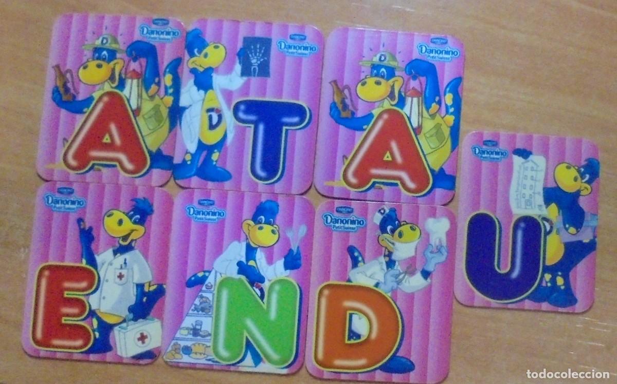 Collectionnisme: LOTE DE 7 LETRAS IMANES DANONINO PROMOCI&Oacute;N DANONE PETIT SUISSE.