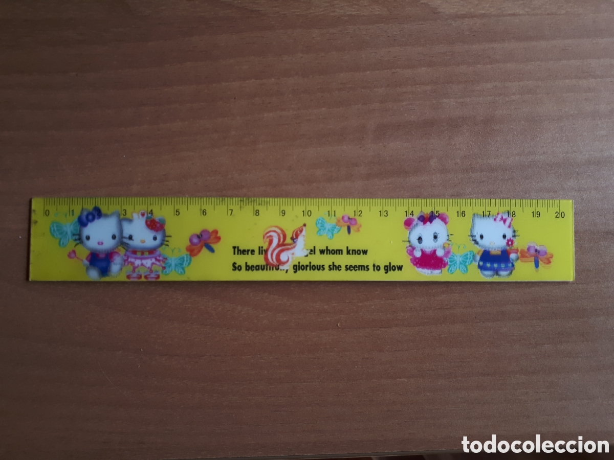 Coleccionismo: HELLO KITTY. REGLA DE 20 CM. - Foto 1