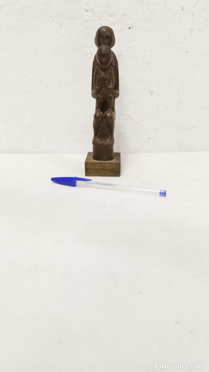 Coleccionismo: Antigua Escultura &Eacute;tnica MATERNIDAD Publicidad