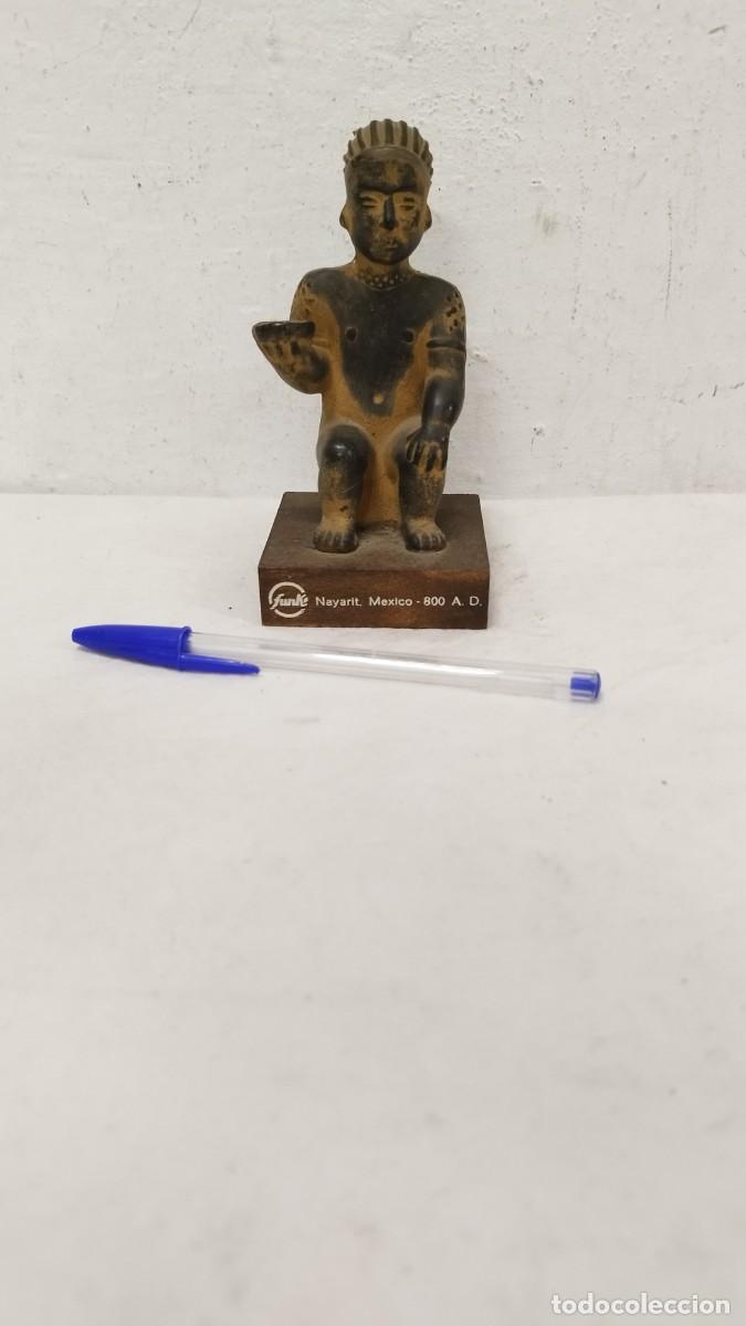 Coleccionismo: Antigua Escultura &Eacute;tnica funke Nayarit, Mexico - 800 A. D. Publicidad Medicamentos GENOXAL