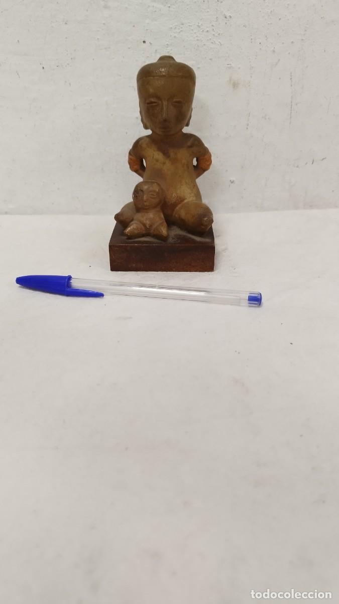 Coleccionismo: Antigua Escultura &Eacute;tnica Reclamo,Publicidad