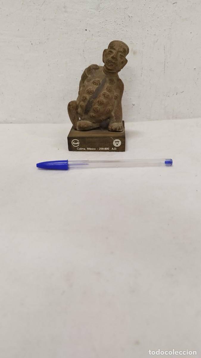 Coleccionismo: Antigua Escultura &Eacute;tnica Junk Colima, M&eacute;xico -200-800 AD. Publicidad Medicamentos