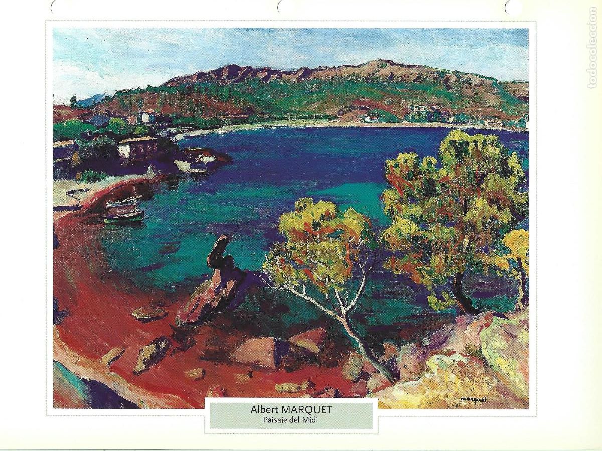 Coleccionismo: ALBERT MARQUET. PAISAJE DEL MIDI. LAMINA FICHA PLANETA DeAGOSTINI 2006