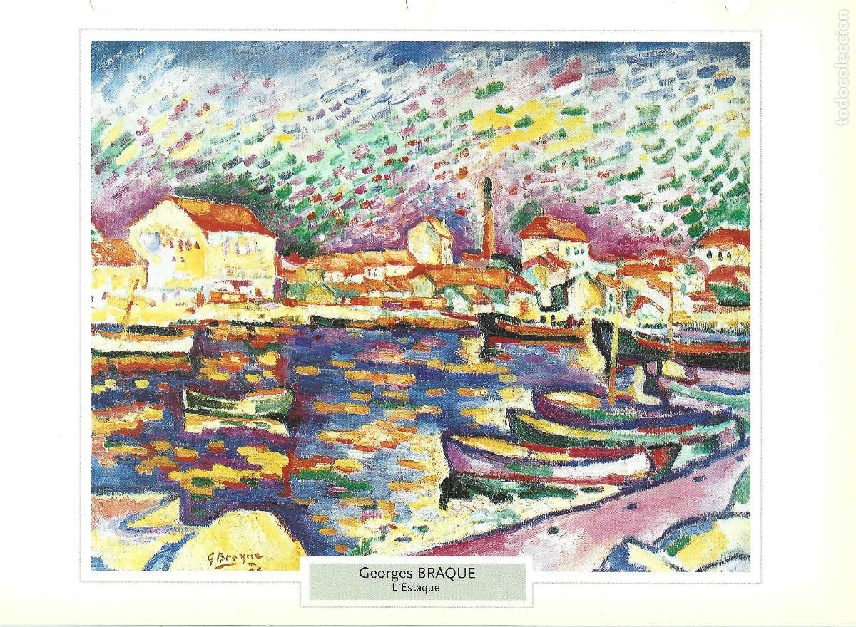 Coleccionismo: GEORGES BRAQUE. L'ESTAQUE. LAMINA FICHA PLANETA DeAGOSTINI 2006