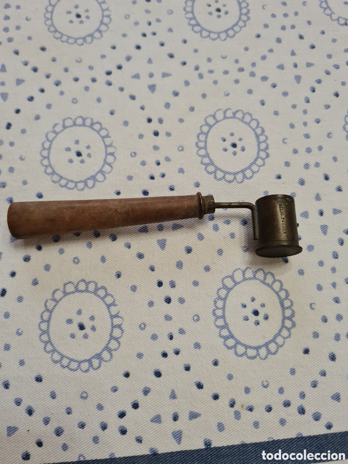 Coleccionismo: Antiguo cargador de polvora - Foto 2
