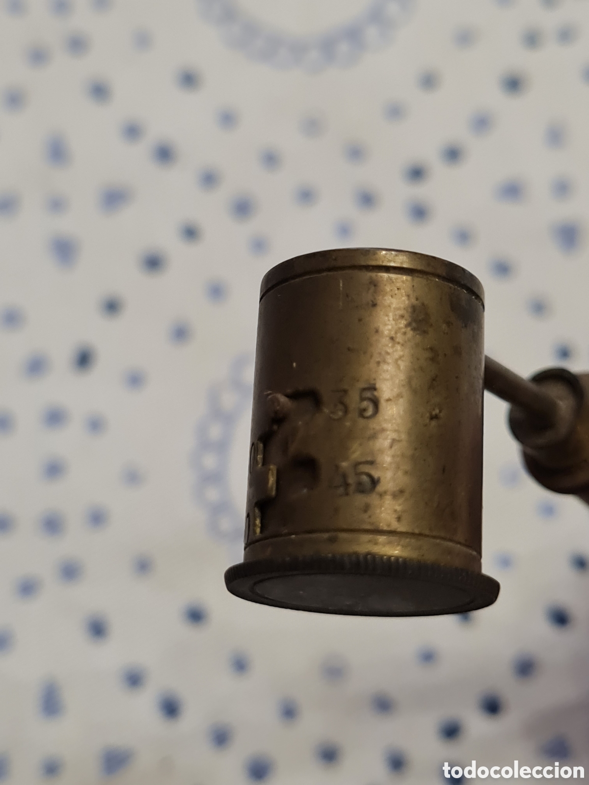 Coleccionismo: Antiguo cargador de polvora - Foto 6